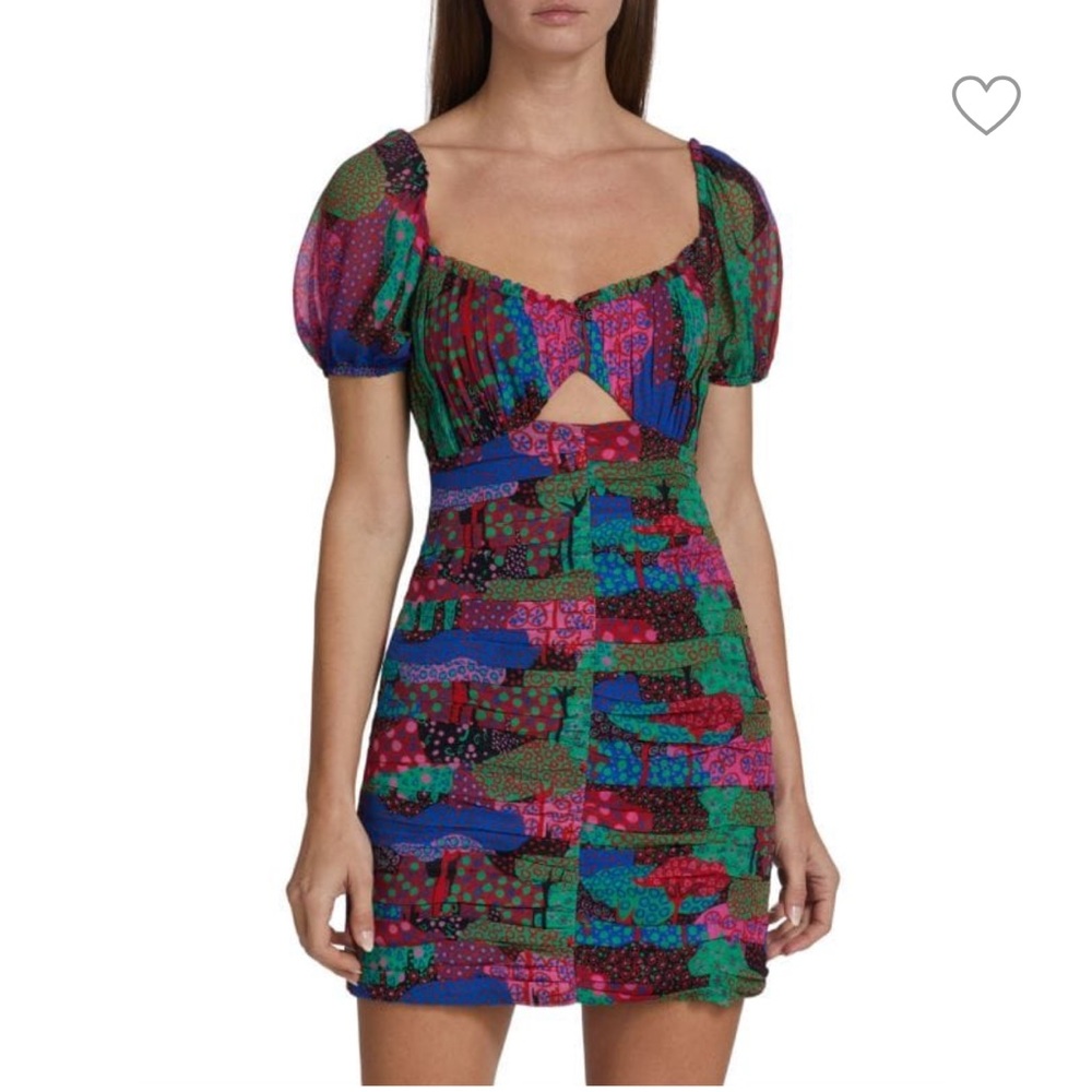 Rhode Clara Patchwork Mini Dress 8 - image 1